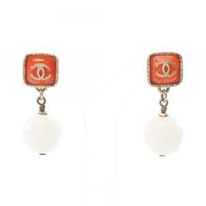 Chanel Cc Logo Earrings Metal Gold-Tone #249971C85B